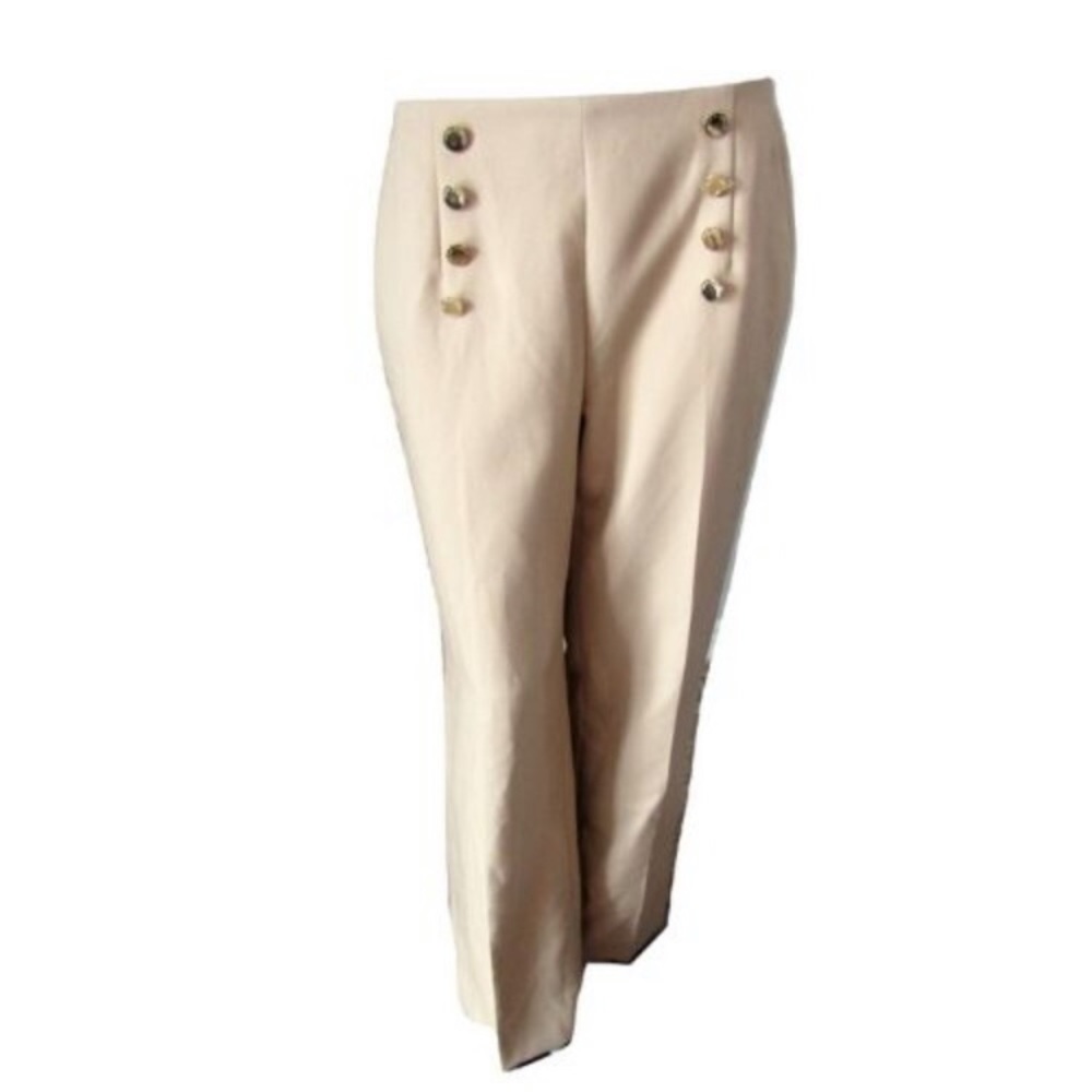 Vince Camuto Beige Wide Leg Pants Size 4